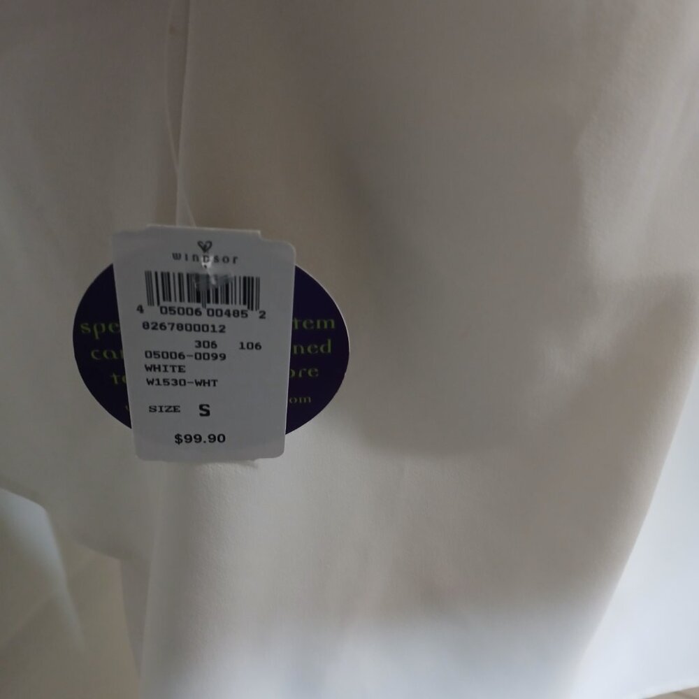 NWT Windsor Halter Maxi Dress Women's Small Cream Formal Evening Gown - Picture 6 of 6